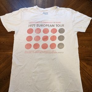 CCR 1971 European Tour Shirt Repress Cream Medium